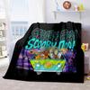 Halloween fantasy comedy adventure cartoon movie Scooby-Doo blanket soft home furnishing nap decoration four seasons warm Sherpa blanket U4
