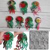 Professional Grade Silicone Jellyfish Pendant Mold For Long Lasting Use In DIY Artisanal Jewelry Production