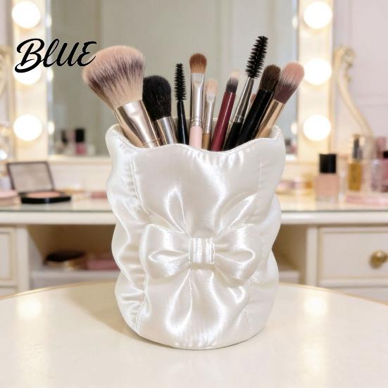 Makeup Brush Holder 3D Printed Bow Holder Large Capacity Beauty Tool Desktop Desk