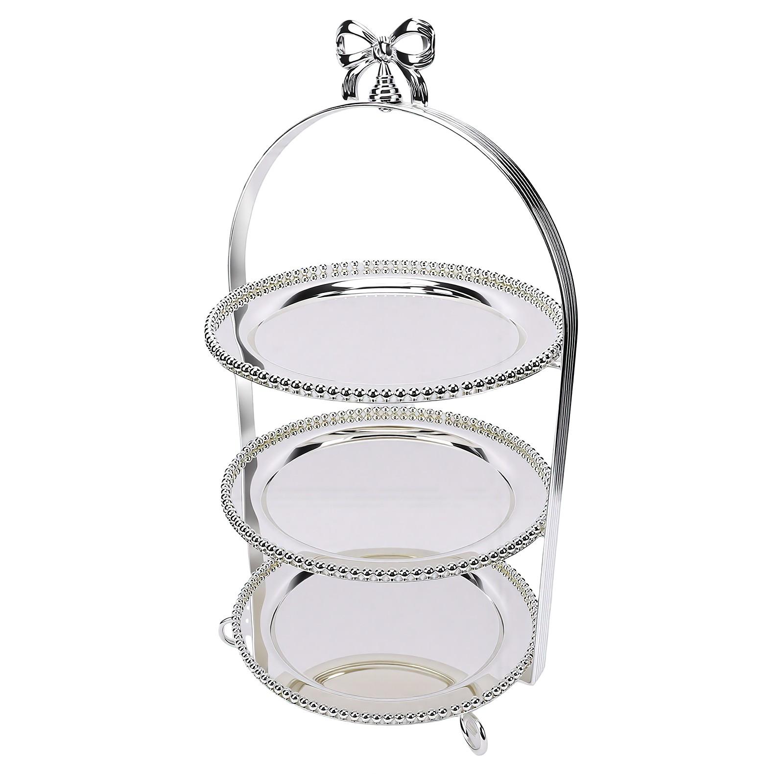 3 Tier Cake Stand Metal Easy