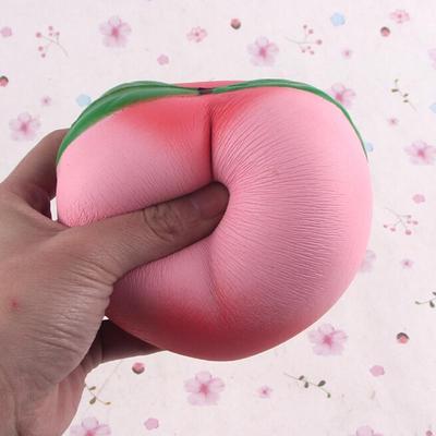Peach Toy Pendant Anti Stress 10cm Soft Cream Scented Slow Rising Kids