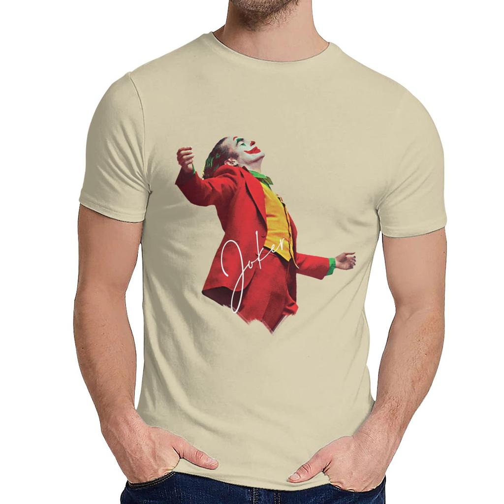 Maglietta da uomo Fantastico Merch Of Joker Joker Joaquin Phoenix Uomo casual in cotone naturale SO