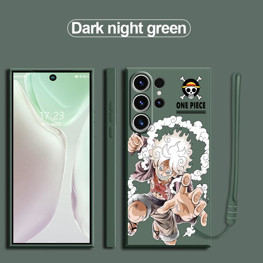 One Piece Cartoon Cute Phone Cover Case for Samsung Galaxy S25 S25Edge S21 Plus S22 S20 FE Note 20 10 Ultra S24 Ultra S23