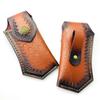 DIY Supplies Tool Parts Cowhide Portable Knife Sheath Holder Outdoor Camping Leather Case for Folding Blade Knife