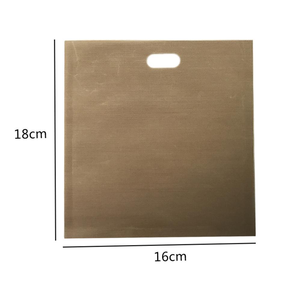 5 pcs/set Reusable Toaster Bag Non Stick Bread Bag Sandwich Bags Fiberglass Toast Microwave Heating Pastry Tools