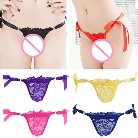 Dámská sexy krajková tanga G-string V-string Kalhotky knickers Spodní prádlo