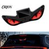 Wireless LED Car Light Solar Devil Eyes for Windshield, Magnetic Installation Window Warning Sign with Three Custom Display Smart Modes, Digital