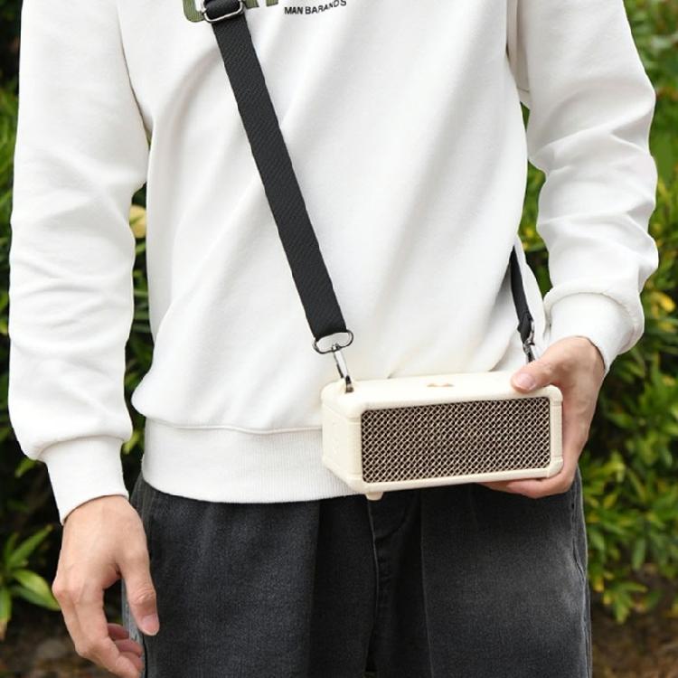 Travel Silicone Speaker Case With AntiSlip Rubber Base Adjustable Carry Strap Shockproof Protections for EmbertonIII