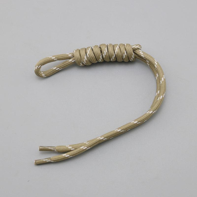 Wholesale Polyester Hand-woven Braided Lanyard Keychain-Fashionable DIY Car Bag Charm with Hook Colorful