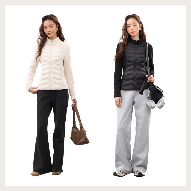MJ STYLE Women's Slim Fit Stand Collar Fleece Jacket