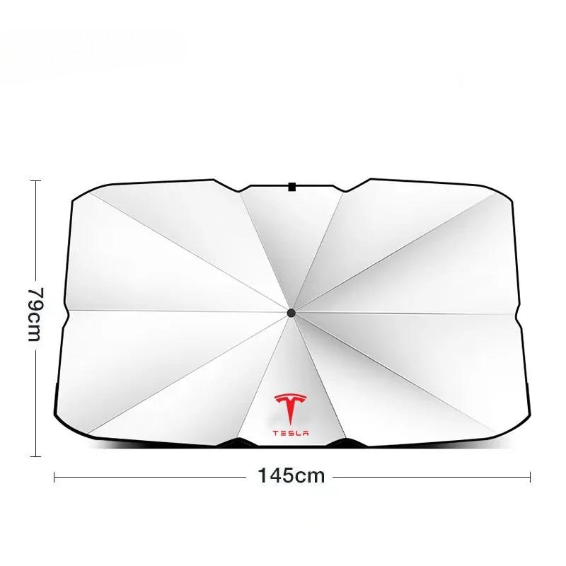 ALM1 Pentru Tesla Model 3 Y S Model X Roadster Accesorii Umbrelă Parasolar Parbriz Față Protecție Solară UV