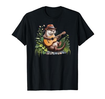 Vintage Zeeotter T-shirt, Speel Bingo met Otter Personeel