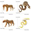 Gorilla Leopard Cheetah Python Jungle Animal Action Figuresmodel For Kids Gift