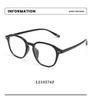 Trendy Unisex Myopia Glasses Frame with Fashionable Plano Lenses