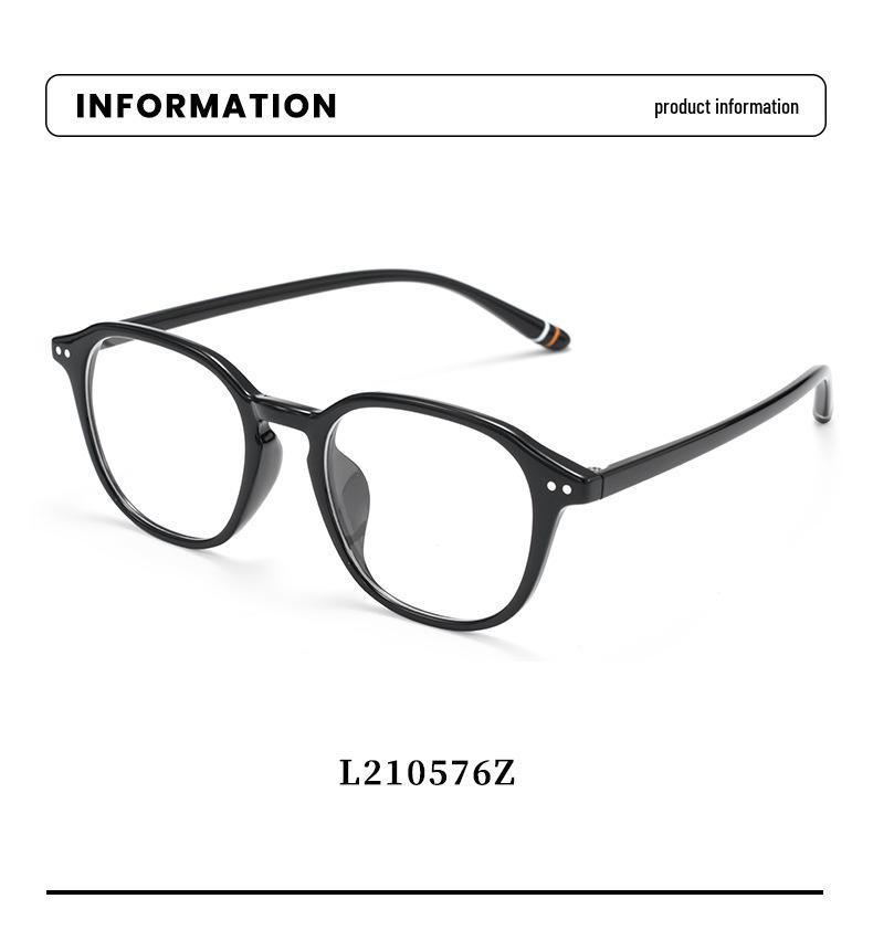 Trendy Unisex Myopia Glasses Frame with Fashionable Plano Lenses