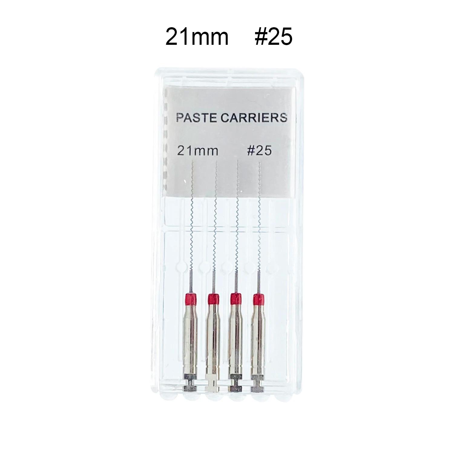 4Pcs Dental Rotary Paste Carriers Spiral Filler Lentulo Assorted Engine Filling Paste Dentistry Tool