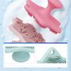 Mini Soft Silicone Exfoliating Brush Cleanser Manual Body Cleansing Facial Care Portable Scrubber Shower Silicone Bath Brush