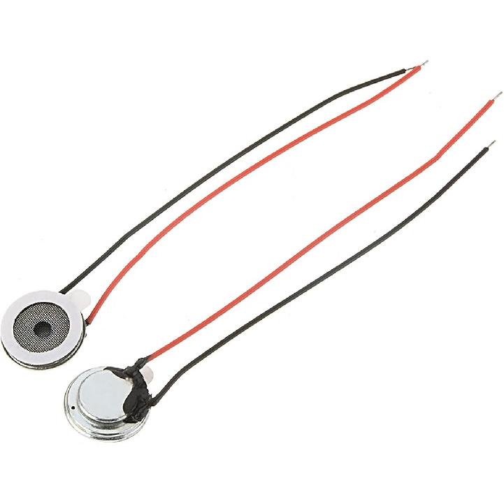Fielect 2Pcs 0.5W 8 Ohm DIY Magnetic Speaker Arduino Round Internal Magnet Speaker Loudspeaker Replacement