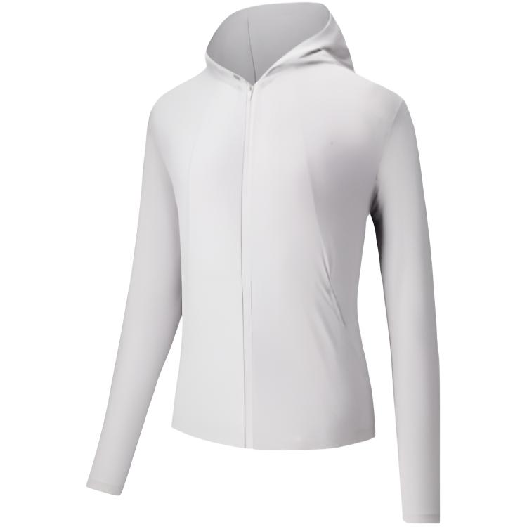 Anta Comfortable Casual Simple Zipper Hooded Solid Color Jacket Women jackets 962527709-4