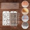 Creative, Children's Graffiti, Washable, PET Material, Hollowed Out 8-piece Set, Textured Theme, Painting Template
