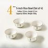 ZISIZ Japanese Green Leaf Ceramic Dinnerware Set