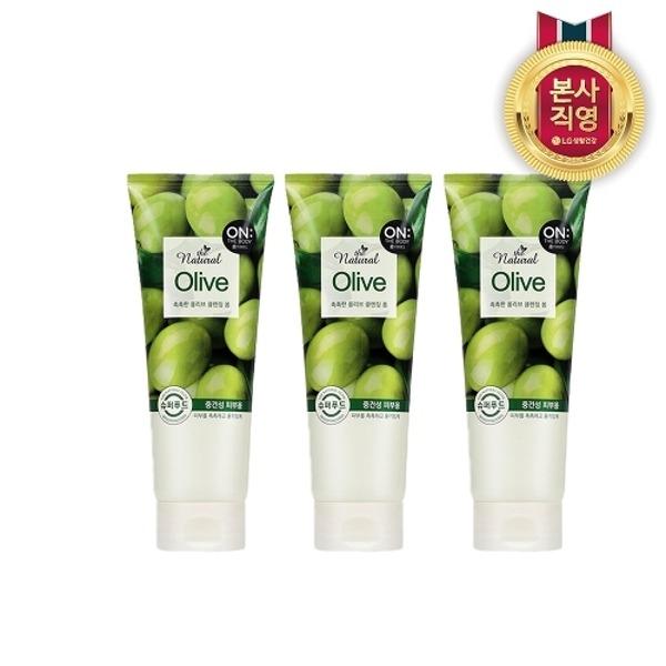 ON:THE BODY The Natural Moist Olive Cleansing Foam 200g x 3_15046538_588346