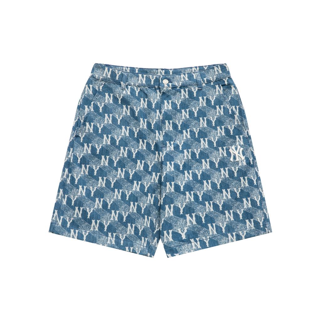 New MLB Denim Shorts Men's Sky Blue 3LDPM0433-50SBL