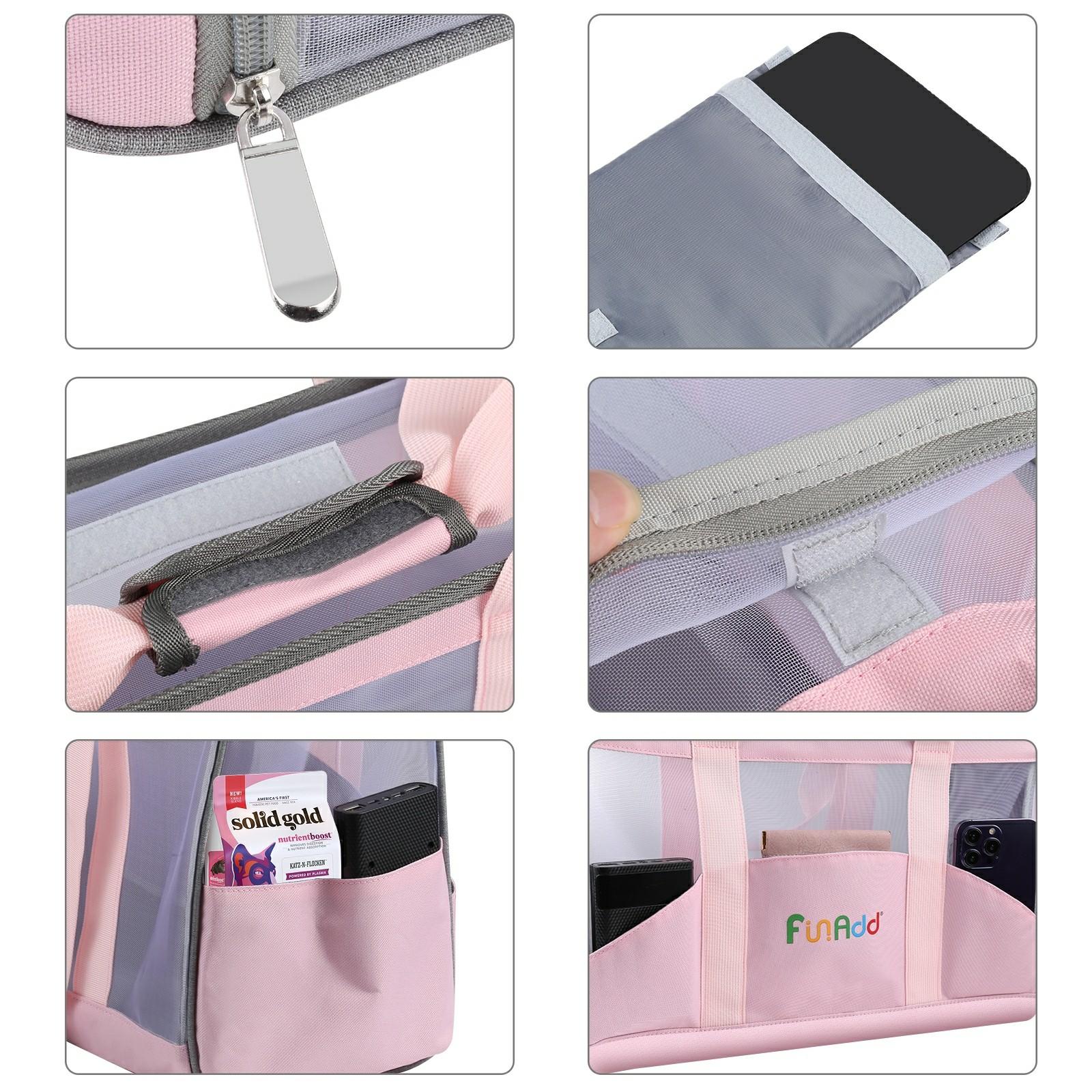 

FUNADD FA1002 Nylon Cloth Pet Cat Carrier Bag Tote Handbag for Small Dog Blue