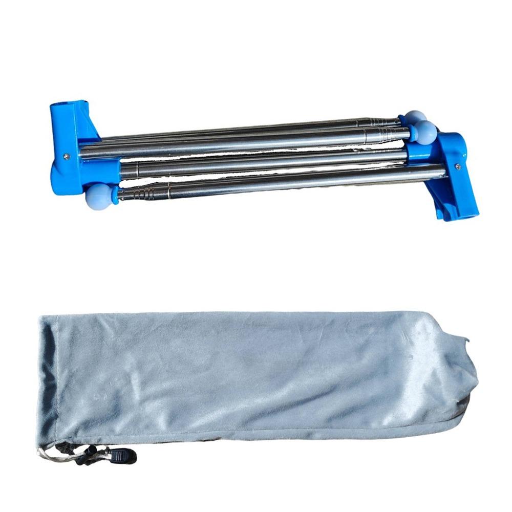 Adjustable Angle Folding Clothes Rack Stainless Steel Laundry Drying Rack Home Use