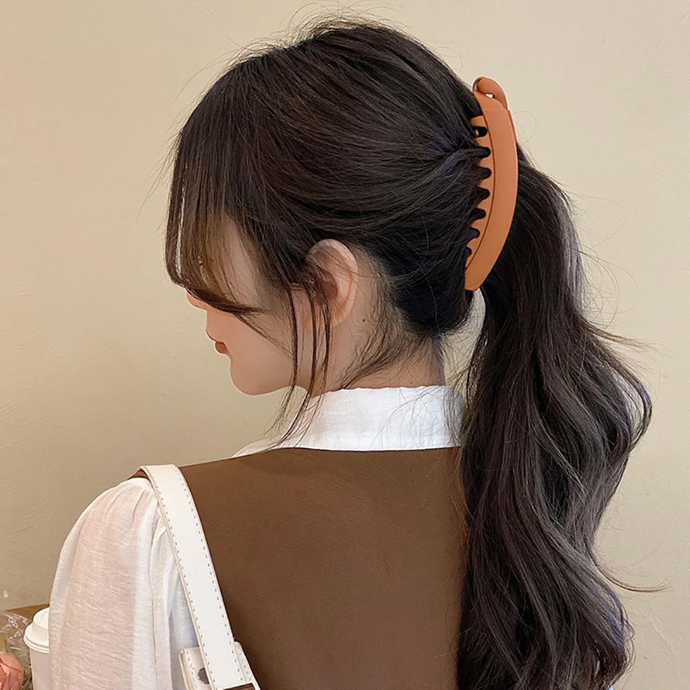 Fashion Hair Claws Clips Ponytail Holder Ponytail Barrettes Banana Clip Hairpins  Women