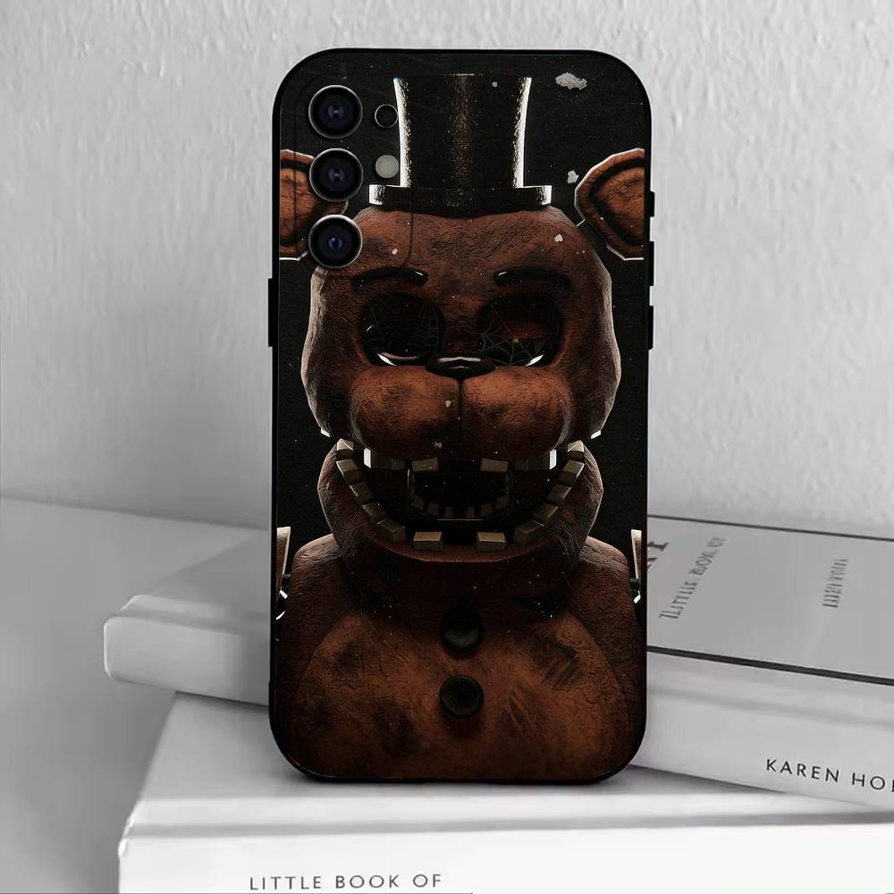 D-FNAF-T-Five-Nights-at-Freddy's Handyhülle Für Samsung S25,S24,S21,S22,S23,S30,Ultra,S20,Plus,Fe,Weiches Silikon Schwarze Hülle