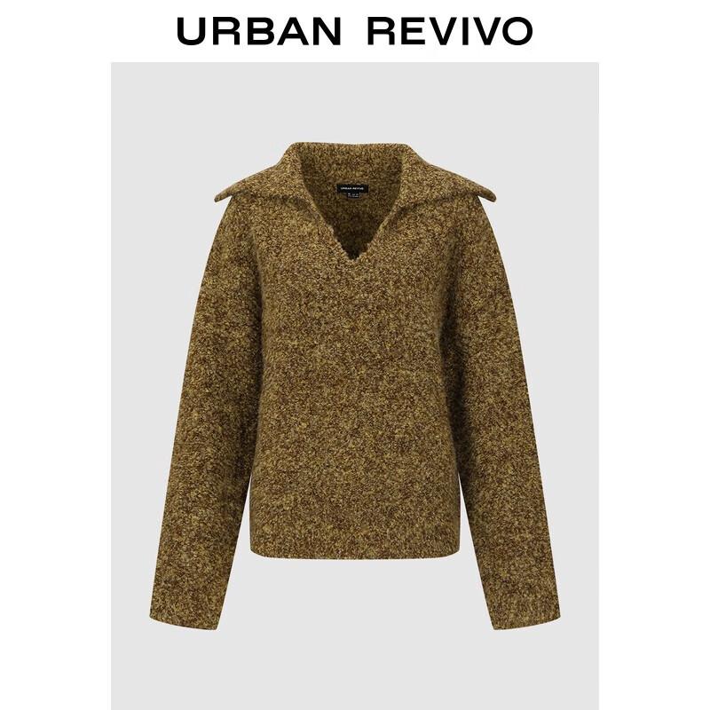 

UR 2025 Winter Women s Amber Streamer Textured Knit Sweater L