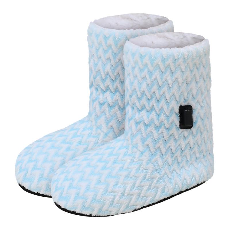 Women's and Men's Electric Heated Foot Warmers - Continuous Plug-In Heat Shoes