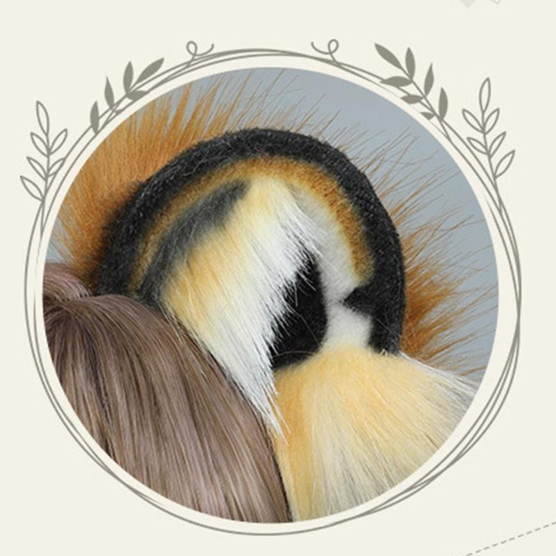 Cute Headband for Cat Tiger Ear Shape Hair Hoop Party Headpiece Cosplay Costume