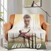 Coperta Personalizzata Divano Ronaldo CR7 Letto Campeggio Pisolino Coperte Morbide e Soffici per l'Inverno Caldo King Size Biancheria da Letto in Microfibra