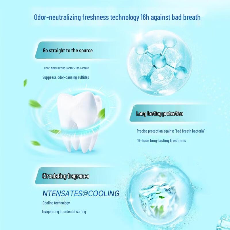 Leng Suan Ling Sea Salt Fresh Toothpaste Twin Pack