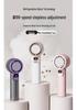 Mini Portable Handheld USB Fan with Digital Display & Ice Pack