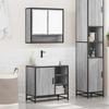 VidaXL Ensemble De Meubles De Salle De Bain 2 Pcs Sonoma Grey, Storage Cabinet, Bathroom Cabinet, Vanity Unit 3300938