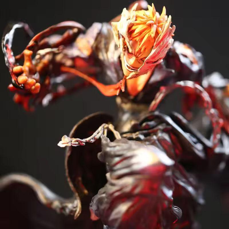 Animation Bleach Kurosaki Ichigo Luminous Gk Doll Hand-Made Model Trend Figure Desktop Ornaments Toy Gift