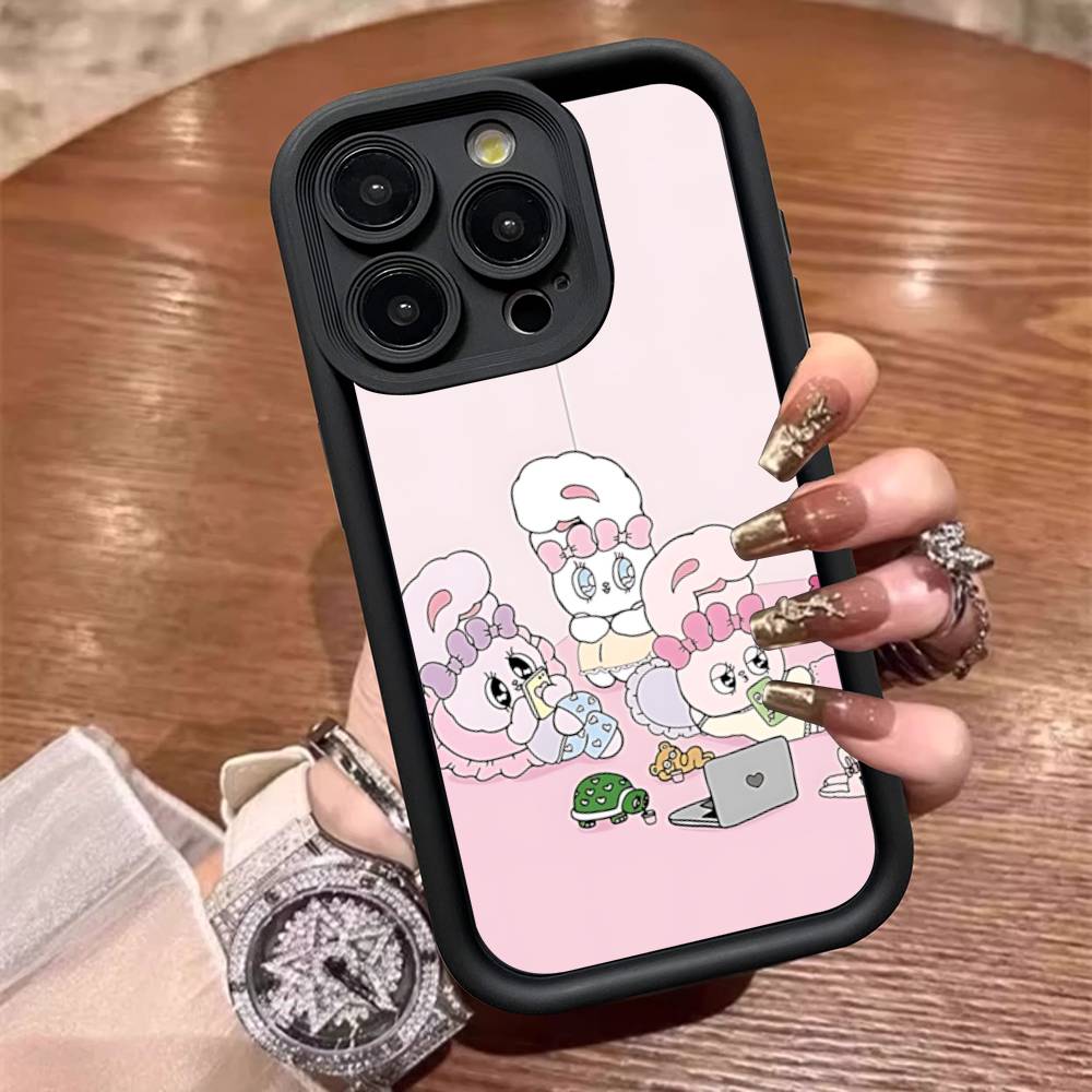 Interesting O-Opanchu Cartoon U-Usagi For IPhone 17 15 13 12 11 14 Pro Max X XR XS 16 Plus Shockproof Candy Back Cover