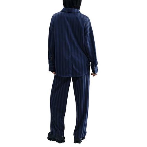 Nike Sportswear Women's Mid Rise Loose Jacquard Striped Track Pants HV5134-410