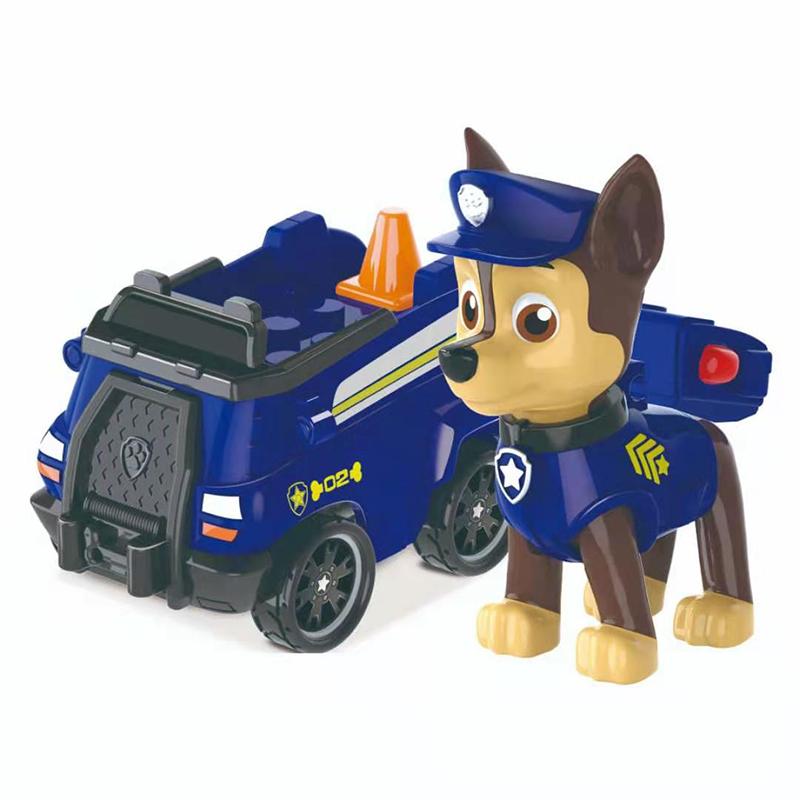 

Genuine Paw Patrol Action Figure Chase Skye Car Toy Patchwork Blocks Fire Fighting inertia Taxiing Car Fall-resistant Boy Gift