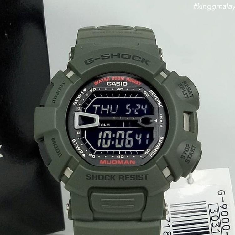 Casio Relógio Masculino Preto G-9000-3V G-9000-3V