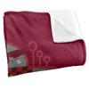 HARRY POTTER Gryffindor Crest Soft Touch Blanket