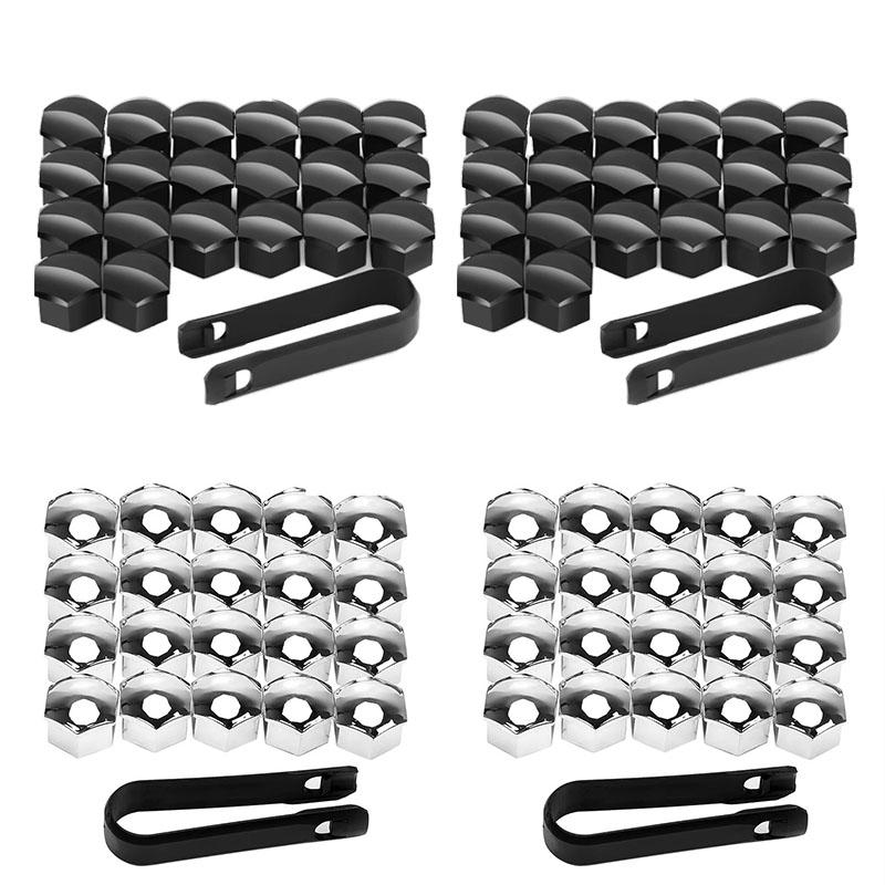 20/40/60/80pcs Car Wheel Nut Caps Protection Covers Caps Anti-Rust Auto Hub Screw Cover Car Tyre Nut Bolt Exterior Decoration