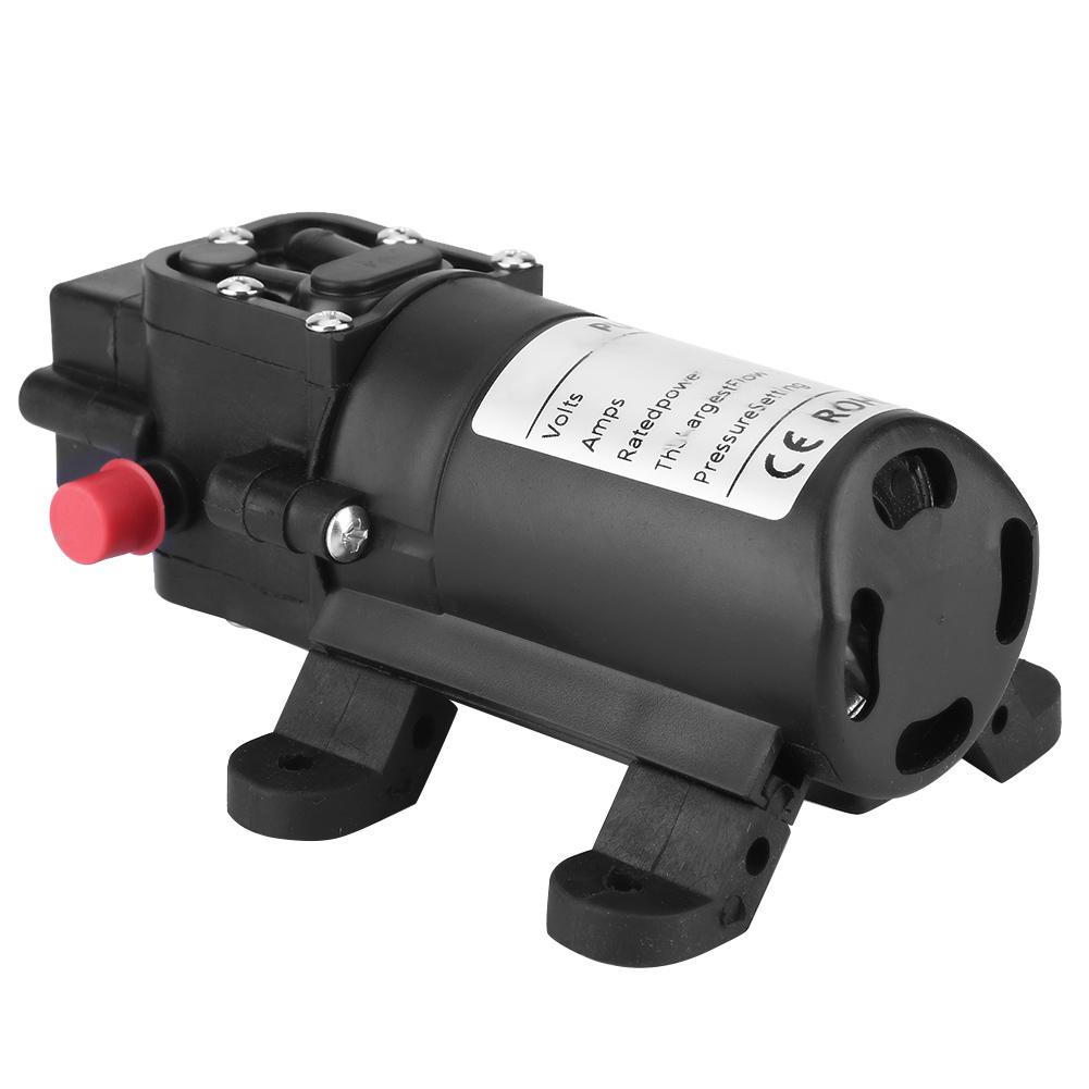 Double Side Straight Pipe Self Priming Single Suction Diaphragm Water Pump 24V 70W