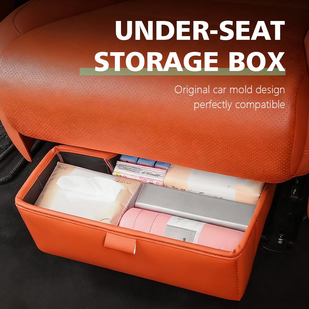 For Li Lixiang L9 L8 Car Second Row Under Seat Storage Bag Styling Decoration Interior Box Glove Accessories P3N4