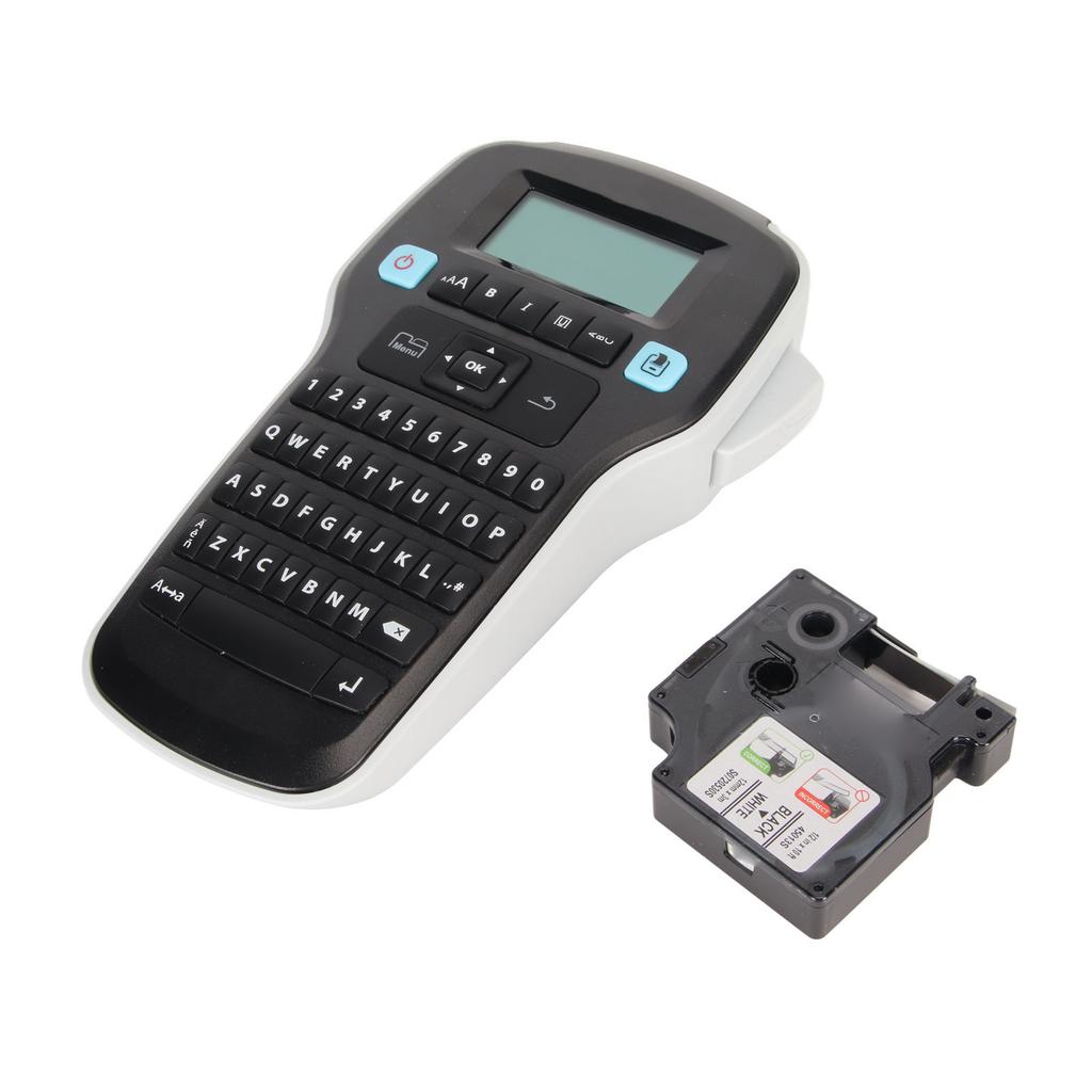Label Maker Portable Keyboard Label Printer Easy To Use Large Display Handheld Label Maker Machine
