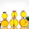Hexagonal Glass Honey Jar: Sealed Caviar Portioning and Kitchen Storage Bottle
