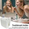 Electric Toothbrush Holder Wall Mount Shroud Strong Load-bearing Simple Installation Toothbrush Wall-Mounted Storage Organizer for Bathroom
